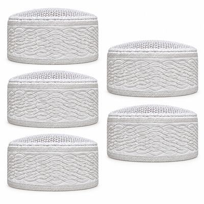 Embroidered Kufi – Braid — full set