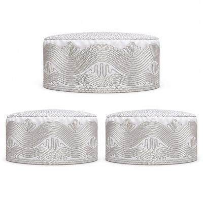 Embroidered Kufi – Wave — full set