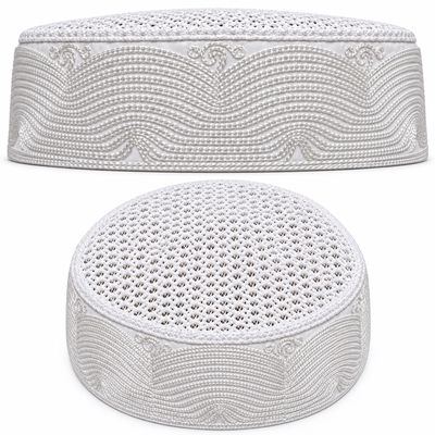 Embroidered Kufi – Arches — top and side views